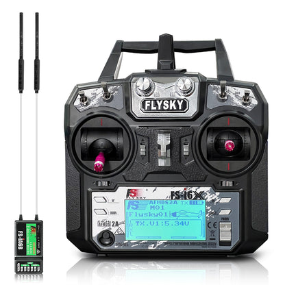 Flysky 10 チャンネル送信機 (FS-I6X) + 受信機 (FS-iA6B/10B)