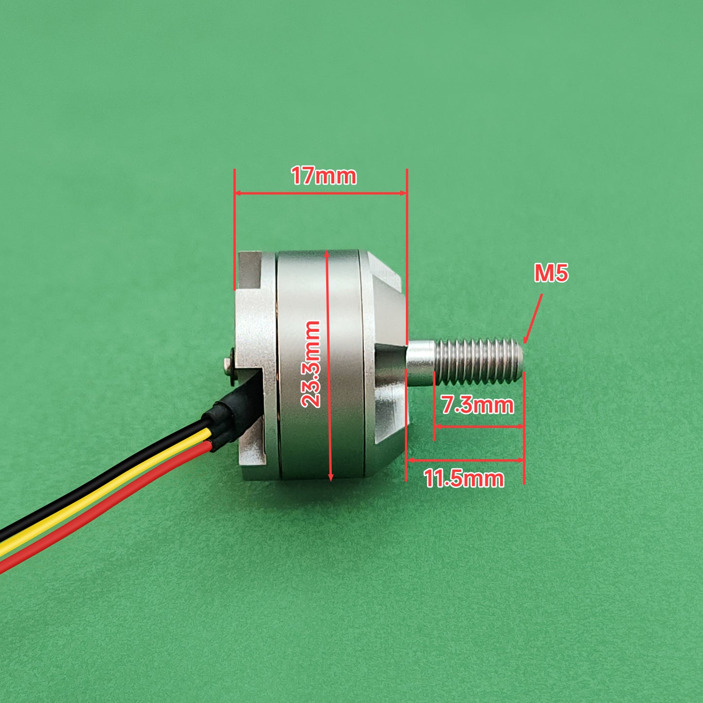 1806 Brushless Motor, 1800KV 2-3S Motor for Foam Glider Conversion & RC Quadcopter/Multcopters & DIY RC Plane Model