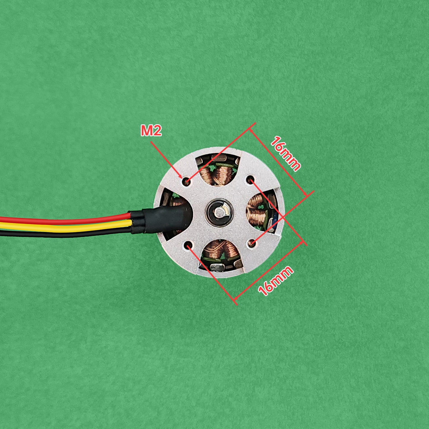 1806 Brushless Motor, 1800KV 2-3S Motor for Foam Glider Conversion & RC Quadcopter/Multcopters & DIY RC Plane Model