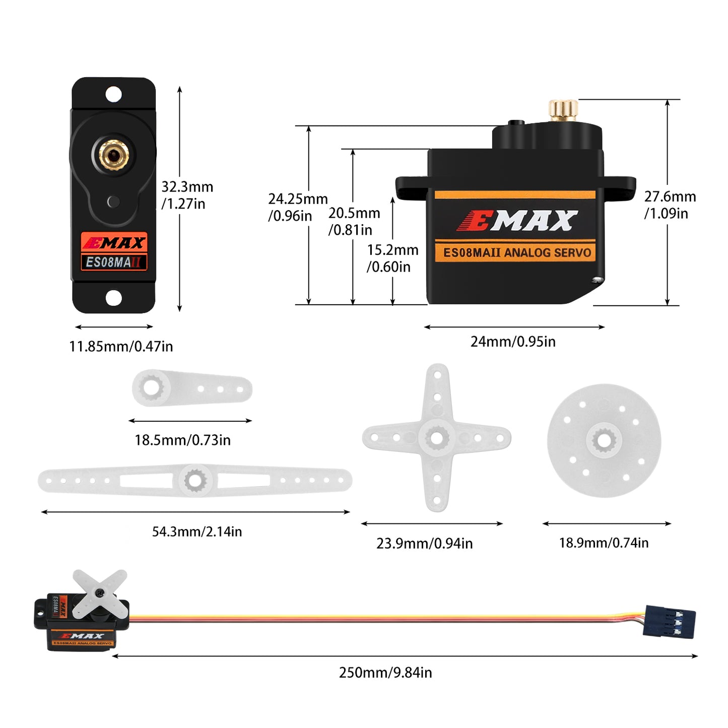 Micro Servo 9g, Metal Geared Motor Kit for Robot Arm RC Plane Helicopter Car Boat, STEM & Raspberry Pi Project