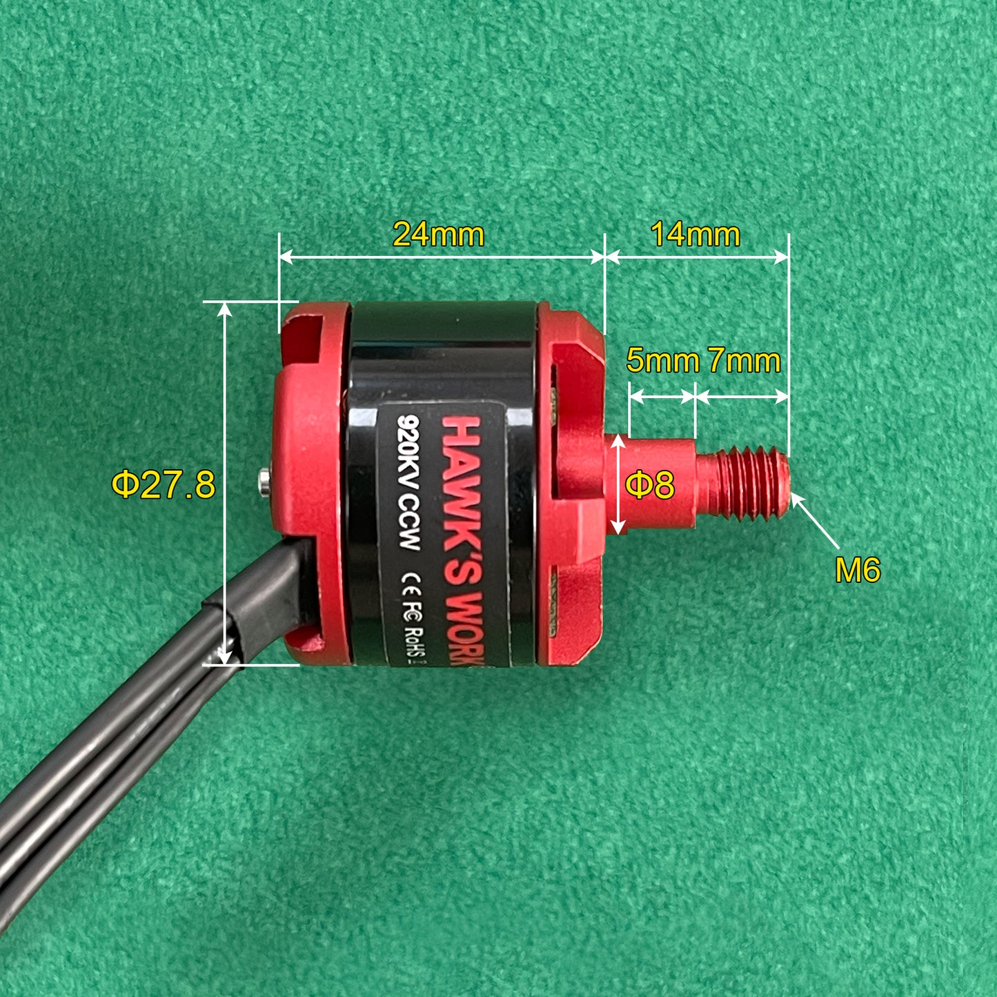 A2212 Bürstenloser Motor 920KV für Multirotor-Drohnen und andere 