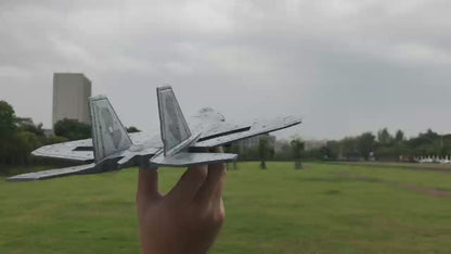 RC F22 Raptor, ferngesteuertes 2-Kanal-2,4-GHz-Flugzeug, einfach zu fliegendes Segelflugzeug für Kinder und Anfänger